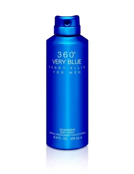 Body Spray Men Perry Ellis 360 Very Blue 6.8 Oz