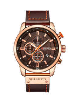 RELOJ CURREN CASUAL 8291-4 MARRON CORREA DE CUERO