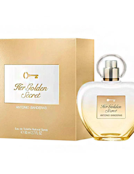 ANTONIO BANDERAS HER GOLDEN SECRET WOMEN 2.7 OZ EDT SP NEW UPC