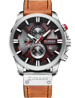 RELOJ CURREN CASUAL  8346-1 MARRON-ROJO