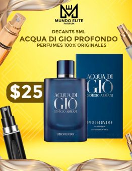 DECANTS GIORGIO ARMANI ACQUA DI GIO PROFONDO EDP