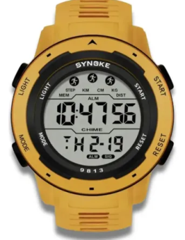 SYNOKE RELOJ DIGITAL AMARILLO