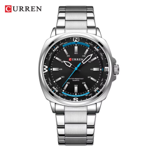 RELOJ CURREN CASUAL 8455-2/S.B.S DE CADENA PLATEADO