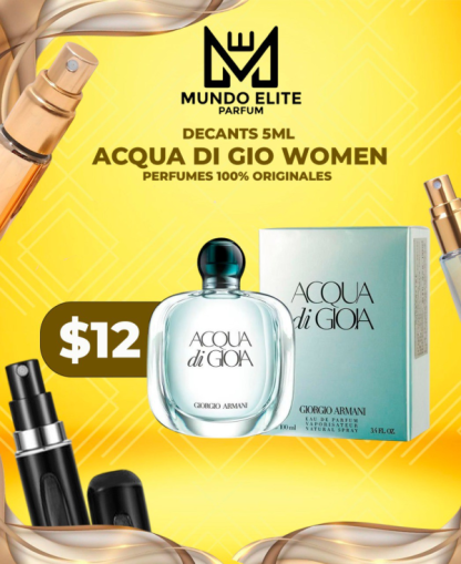 DECANTS ARMANI ACQUA DI GIO WOMEN 5ML