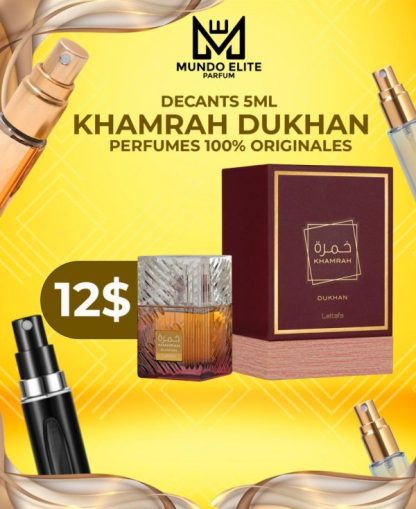 DECANTS LATTAFA KHAMRAH DUKHAN UNISEX 5ML