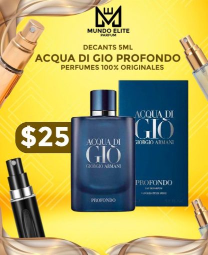 DECANTS GIORGIO ARMANI ACQUA DI GIO PROFONDO EDP