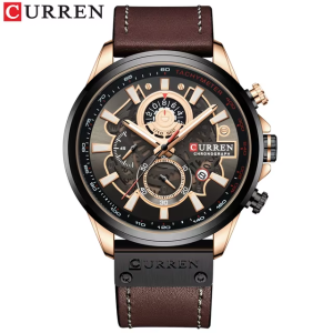 RELOJ CURREN CASUAL 8380-3 MARRON OSCURO CORREA DE CUERO