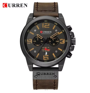 RELOJ CURREN CASUAL  8314-6 CAFÉ OSCURO