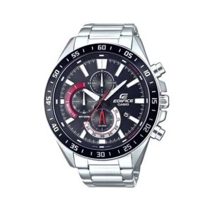 CASIO RELOJ DE CUARZO PARA HOMBRE CON CORREA DE ACERO INOXIDABLE, TBA, 22 (MODELO: EFV620D-1A4V), TONO PLATEADO, TONO-PLATEADO, RELOJ DE CUARZO