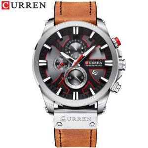 RELOJ CURREN CASUAL  8346-1 MARRON-ROJO