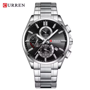 RELOJ CURREN CASUAL 8475-1/S.B.S DE CADENA PLATEADO