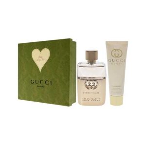 GUCCI GUILTY - AEROSOL EDT DE 1.6 ONZAS, LOCIÓN CORPORAL DE 1.6 ONZAS, SET DE REGALO DE 2 PIEZAS PARA MUJER
