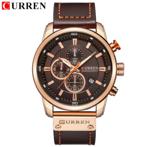 RELOJ CURREN CASUAL 8291-4 MARRON CORREA DE CUERO