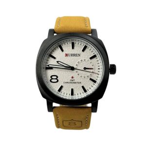 RELOJ CURREN CASUAL  8139-2 MARRON-BLANCO