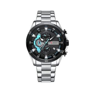 RELOJ CURREN CASUAL 8402-1/S.B.S DE CADENA PLATEADO