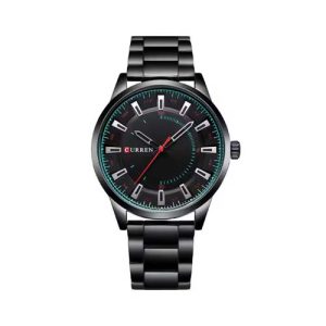 RELOJ CURREN CASUAL 8406-2 NEGRO/VERDE DE CUARZO
