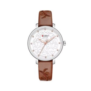 RELOJ CURREN CASUAL DE DAMA 9046-1/S.W.K MARRON