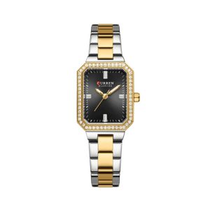 RELOJ CURREN CASUAL DE DAMA 9102-5/TG.B.TG DE CADENA DORADO/NEGRO