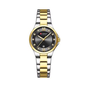 RELOJ CURREN CASUAL DE DAMA 9107-5/TG.B.TG DE CADENA PLATEADO/DORADO