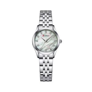 RELOJ CURREN CASUAL DE DAMA 9111-1/S.W.S DE CADENA PLATEADO