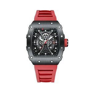 RELOJ CURREN DEPORTIVO 8438-3/B.B.Re DE SILICONA ROJO