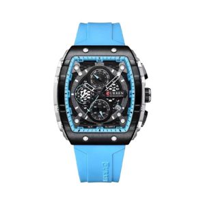 RELOJ CURREN DEPORTIVO 8442-1 AZUL CORREA DE SILICON