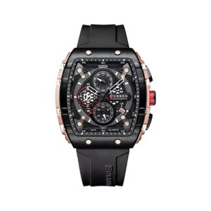 RELOJ CURREN DEPORTIVO 8442-5 NEGRO CORREA DE SILICON