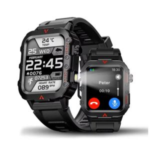 RELOJ INTELIGENTE Q11-LINTERNA LED MULTIFUNCION DEPORTIVO NEGRO