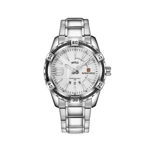 RELOJ NAVIFORCE CASUAL NF9117S S/W CORREA DE CADENA PLATEADA