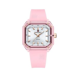RELOJ NAVIFORCE NF7106 P/W/P CORREA DE SILICONA ROSADO