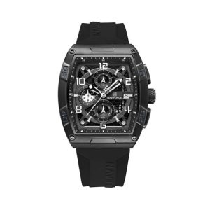 RELOJ NAVIFORCE NF8052 B/W/B CORREA DE SILICONA NEGRO/NEGRO