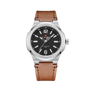 RELOJ NAVIFORCE NF9233 S/B/BN CORREA DE CUERO MARRON/NEGRO