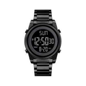 RELOJ SKMEI CASUAL 1611BK CORREA DE CADENA NEGRO
