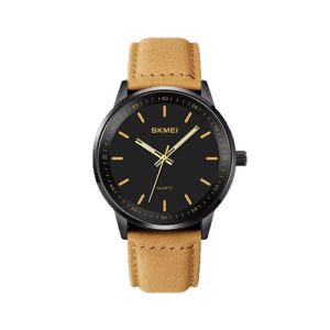 RELOJ SKMEI CASUAL 2034BKGDBN CORREA DE CUERO MARRON/NEGRO