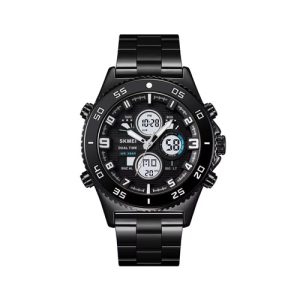 RELOJ SKMEI CASUAL 2205BK CORREA DE CADENA NEGRO