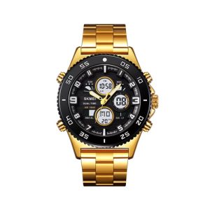 RELOJ SKMEI CASUAL 2205GD CORREA DE CADENA DORADO