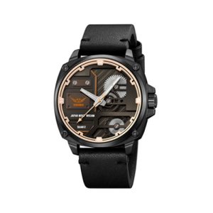 RELOJ SKMEI CASUAL 2289BKBK CORREA CUERO NEGRO