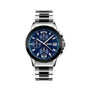 RELOJ SKMEI CASUAL 9126BU CORREA DE CADENA AZUL