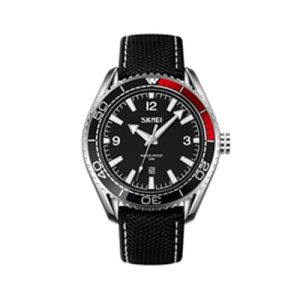RELOJ SKMEI CASUAL 9291BK CORREA DE NAILON NEGRO