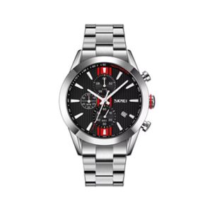 RELOJ SKMEI CASUAL 9302RD CORREA DE CADENA ROJO