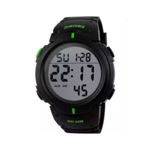 RELOJ SKMEI DEPORTIVO 1068GN DE SILICONA VERDE