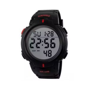 RELOJ SKMEI DEPORTIVO 1068RD DE SILICONA ROJO