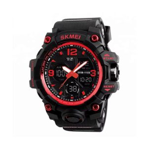RELOJ SKMEI DEPORTIVO 1155BRD DE SILICONA ROJO