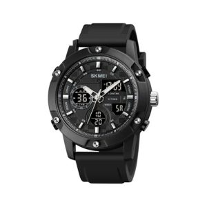 RELOJ SKMEI DEPORTIVO 1757BKWT DE SILICONA NEGRO/BLANCO