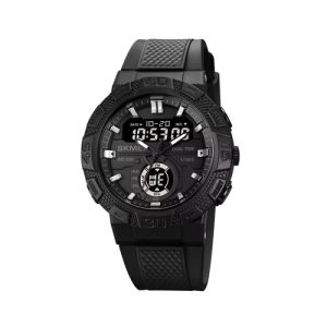RELOJ SKMEI DEPORTIVO 1881BKBK DE SILICON NEGRO/NEGRO