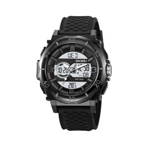 RELOJ SKMEI DEPORTIVO 2098BKWT DE SILICONA NEGRO/BLANCO