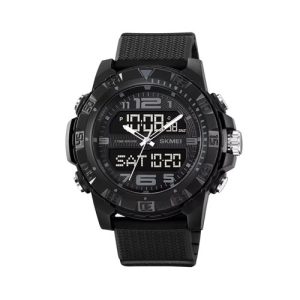 RELOJ SKMEI DEPORTIVO 2162BK DE SILICONA NEGRO