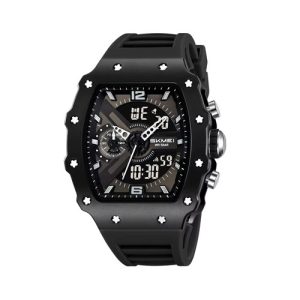 RELOJ SKMEI DEPORTIVO 2398MTBKBK DE SILICONA NEGRO/NEGRO
