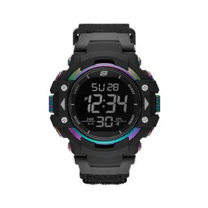 SKECHERS RELOJ DEPORTIVO DIGITAL PARA HOMBRE, KEATS NEGRO/MULTI, DEPORTE DIGITAL PARA HOMBRE