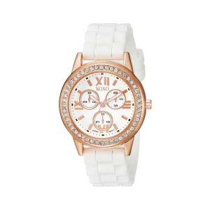 XOXO XO8081 RELOJ BLANCO DE CUARZO JAPONÉS CON PANTALLA ANALÓGICA PARA MUJER